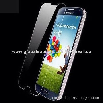 Tempered Glass Screen Protector for Samsung S4/S3, Anti-finger Print, OEM Services Provided